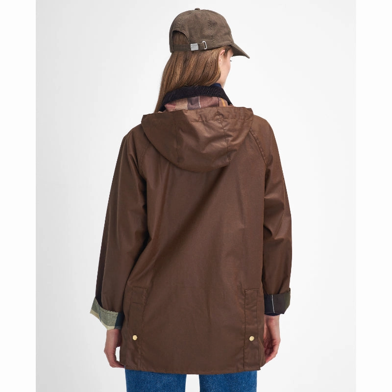 Clearance Event Alert Shop Todays Picks Barbour Highclere Ladies Wax Jacket - Bark/Muted