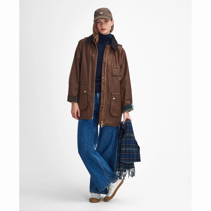 Barbour Highclere Ladies Wax Jacket - Bark/Muted MustHave Items