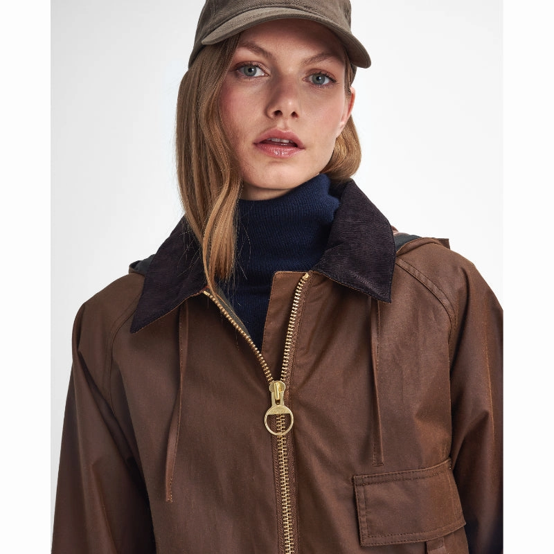 Barbour Highclere Ladies Wax Jacket - Bark/Muted Shop Grab Savings Mega Discount Today