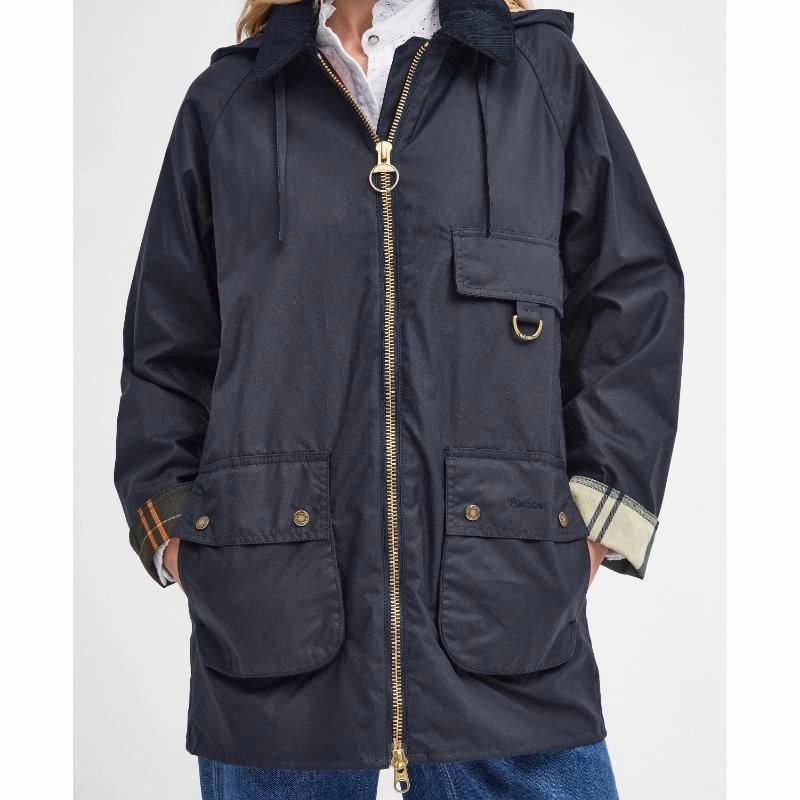 New Arrival Discount MustHave Items Barbour Highclere Ladies Wax Jacket - Navy