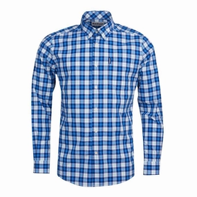 MustHave Deal Today Only Discount Barbour Highland Check 28 Tailored Fit Mens Shirt - Blue