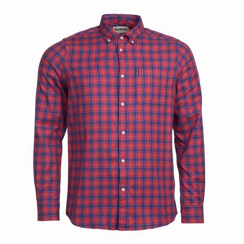 Barbour Highland Check 35 Mens Tailored Shirt - Red Best Seller Discount Grab Your Hot Pick
