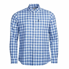 Instant Savings Inside Barbour Highland Check 35 Mens Tailored Shirt - White