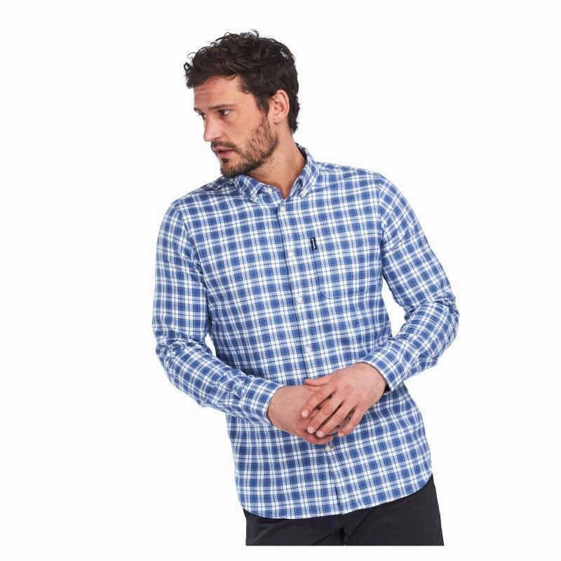 Perfect Gift Sale Barbour Highland Check 35 Mens Tailored Shirt - White