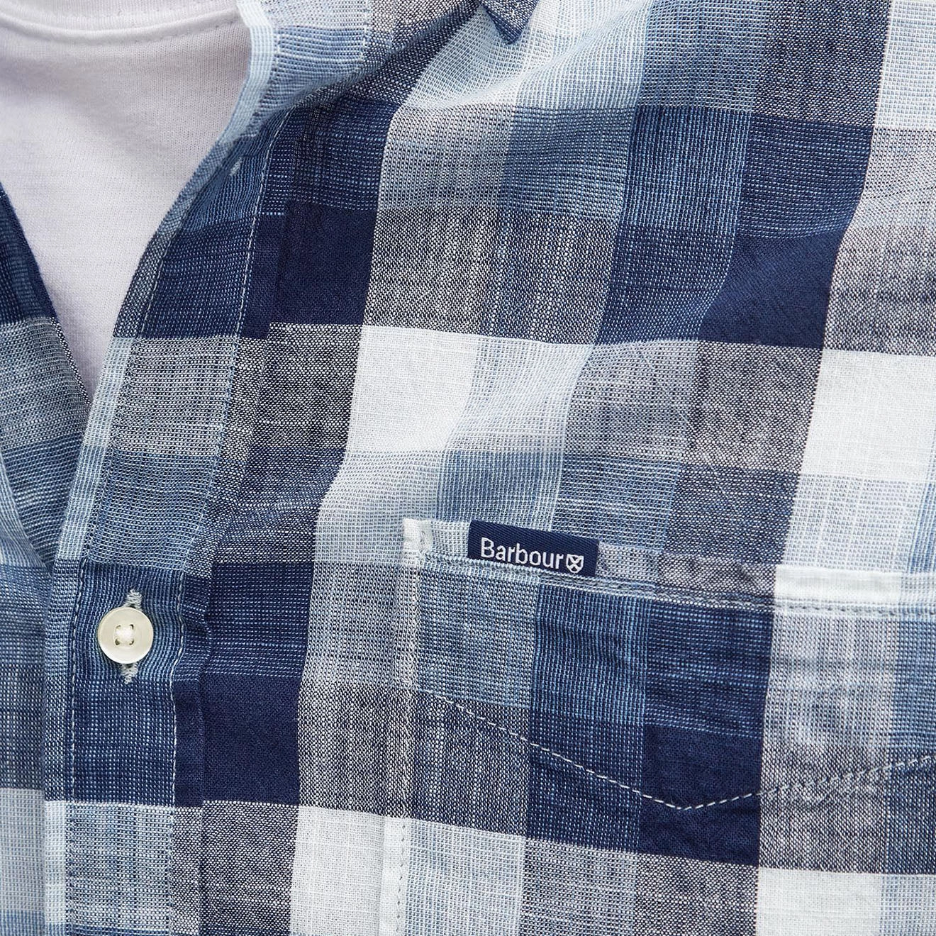 Dont Miss Big Savings Barbour Hillroad Tailored Shirt Classic Navy
