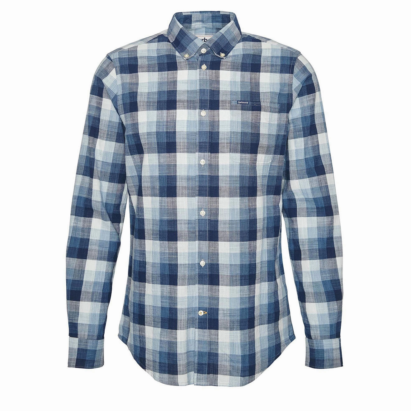 Barbour Hillroad Tailored Shirt Classic Navy Instant Discount