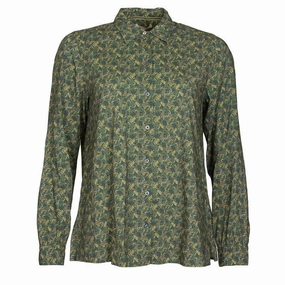 Barbour Hindscarth Ladies Shirt - Sage Print Today Only Offer