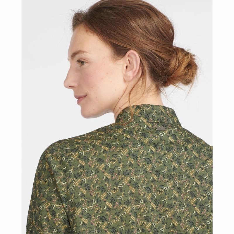 Limited Stock Hot Deal Barbour Hindscarth Ladies Shirt - Sage Print