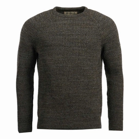 Barbour Horseford Crew Knitwear Olive Trending Today Steal