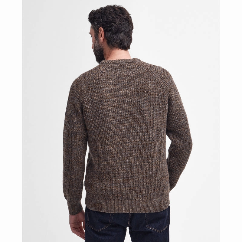 Best Price Today MustHave Deal Barbour Horseford Lambswool Crew Neck Mens Jumper - Sandstone