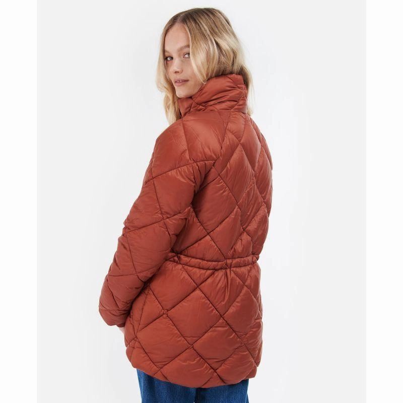 Barbour Hoxa Ladies Quilted Jacket - Maple/Dress Mega Discount Today Special Surprise Sale
