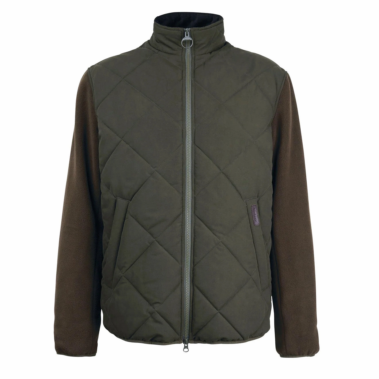 Gift Sale Event Dont Miss These Savings Barbour Hybrid Fleece Jacket Olive