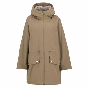 Barbour Inola Ladies Showerproof Jacket - Military Brown/Ancient Best Deal Alert