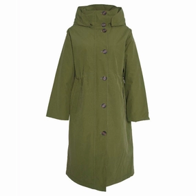 Barbour Iris Waterproof Ladies Jacket - Dark Moss/Light Sand/Pastel Pink Best Deal Online Hot Offer Frenzy