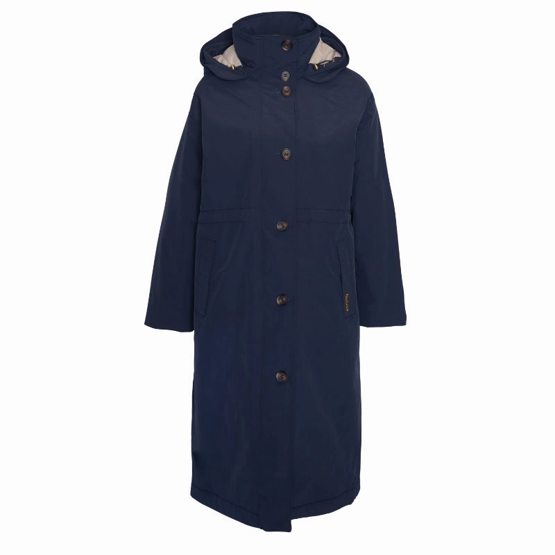 Barbour Iris Waterproof Ladies Jacket - Dark Navy/Light Sand/Military Brown Hot Clearance Now Mega Sale Now