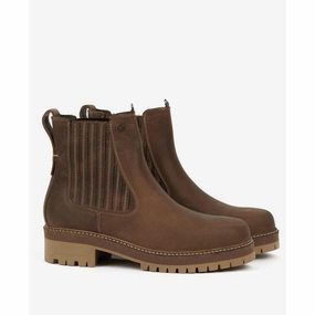 Clearance Sale Barbour Joelle Ladies Chelsea Boot - Tan