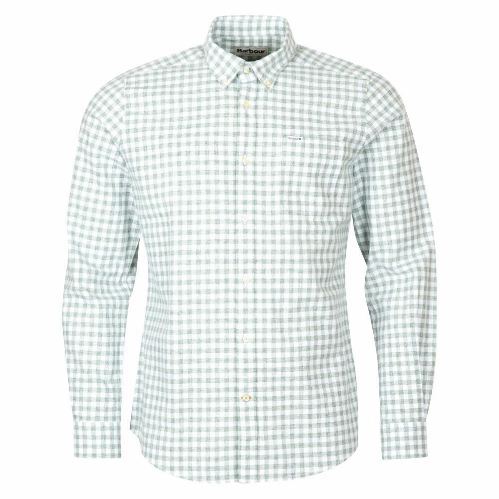 Hot Clearance Now Today Only Savings Barbour Kane Tailored Mens Shirt - Green