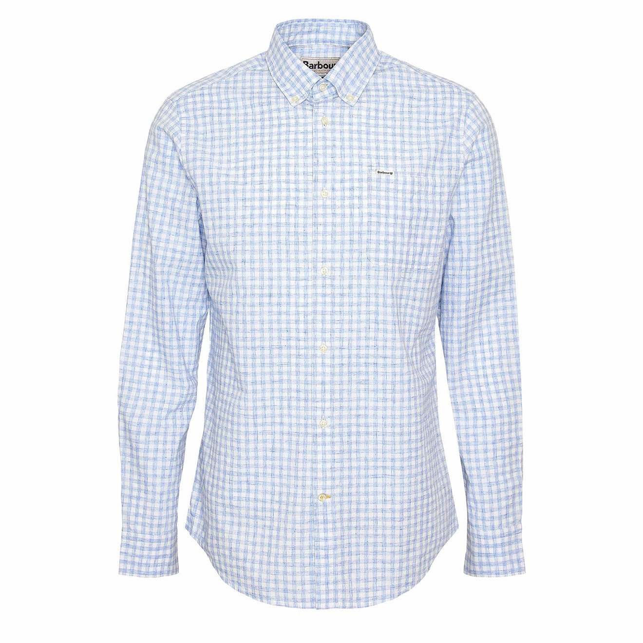 Barbour Kanehill Tailored Shirt Sky Big Hot Sale