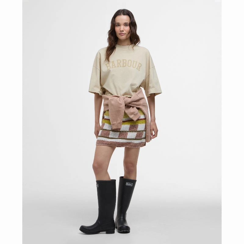Barbour Katie Ladies T-Shirt - Washed Khaki Daily Hot Deal