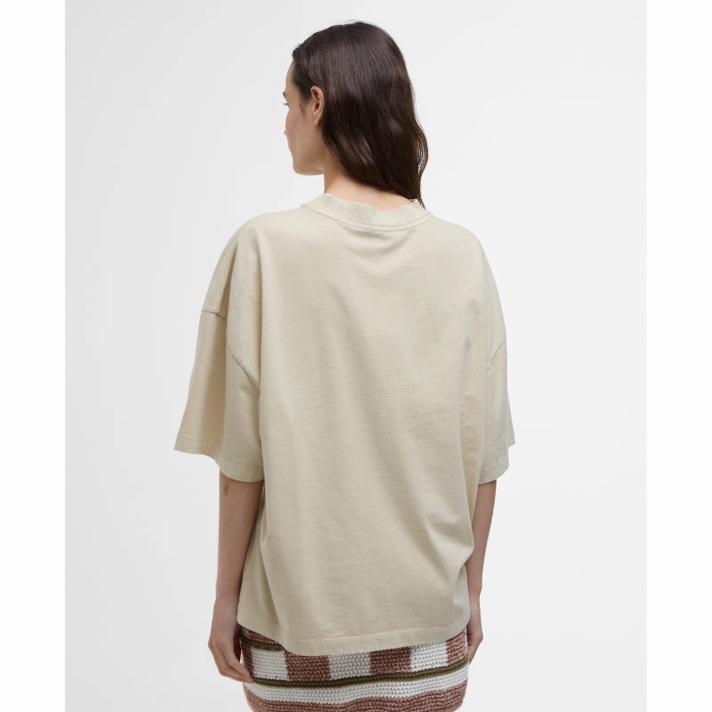 Flash Pick Today Barbour Katie Ladies T-Shirt - Washed Khaki