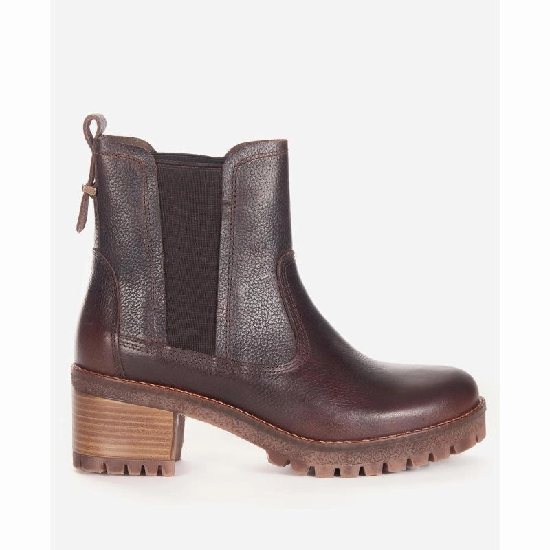 Barbour Kirk Ladies Heeled Chelsea Boot - Brown MustHave Deal Shop Grab Offer