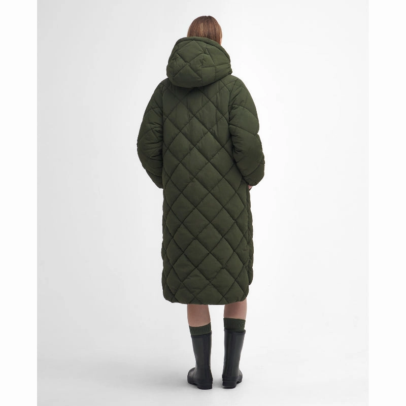 Shop the Savings Big Savings Event Barbour Kirkton Ladies Puffer Jacket - Olive/Ancient