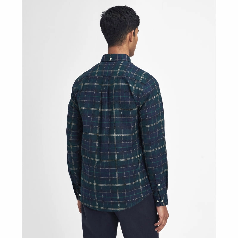 Gift Ideas Galore Barbour Kyeloch Mens Tailored Shirt  - Green Loch