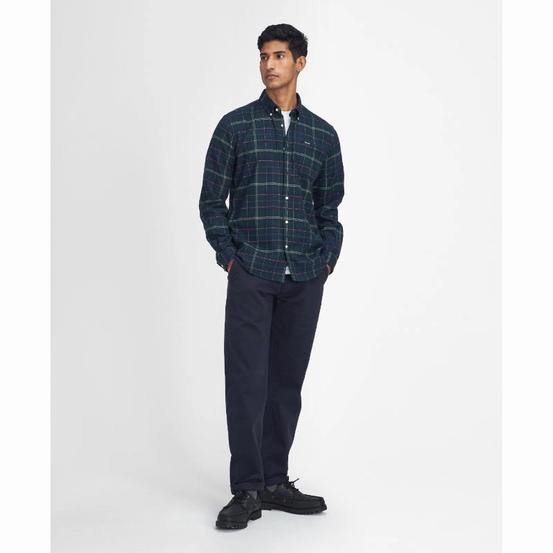 Barbour Kyeloch Mens Tailored Shirt  - Green Loch Shop Hot Picks Best Price Today