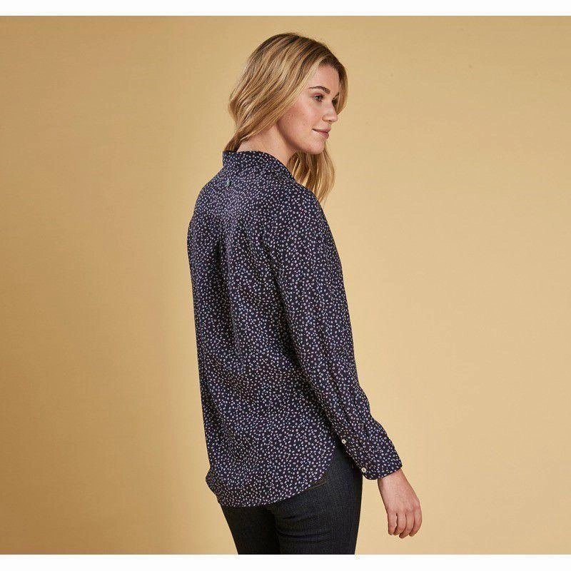 Barbour Ladies Seahouse Shirt - Navy Weekend Flash Offer