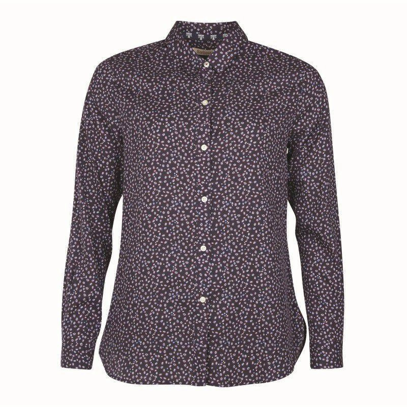 Price Drop Today Barbour Ladies Seahouse Shirt - Navy