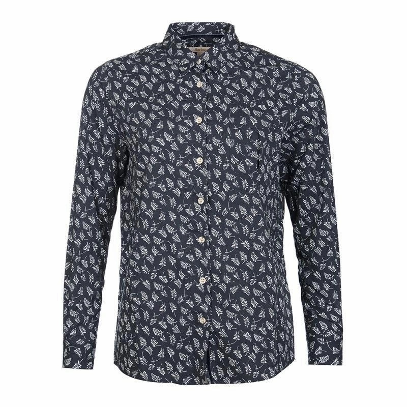 Today Only Hot Sale Barbour Ladies Vyne Shirt - Navy