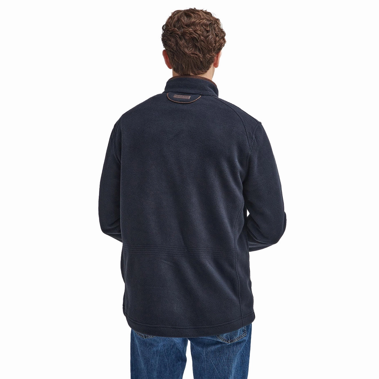 Barbour Langdale Fleece Jacket Navy Mega Discount Today