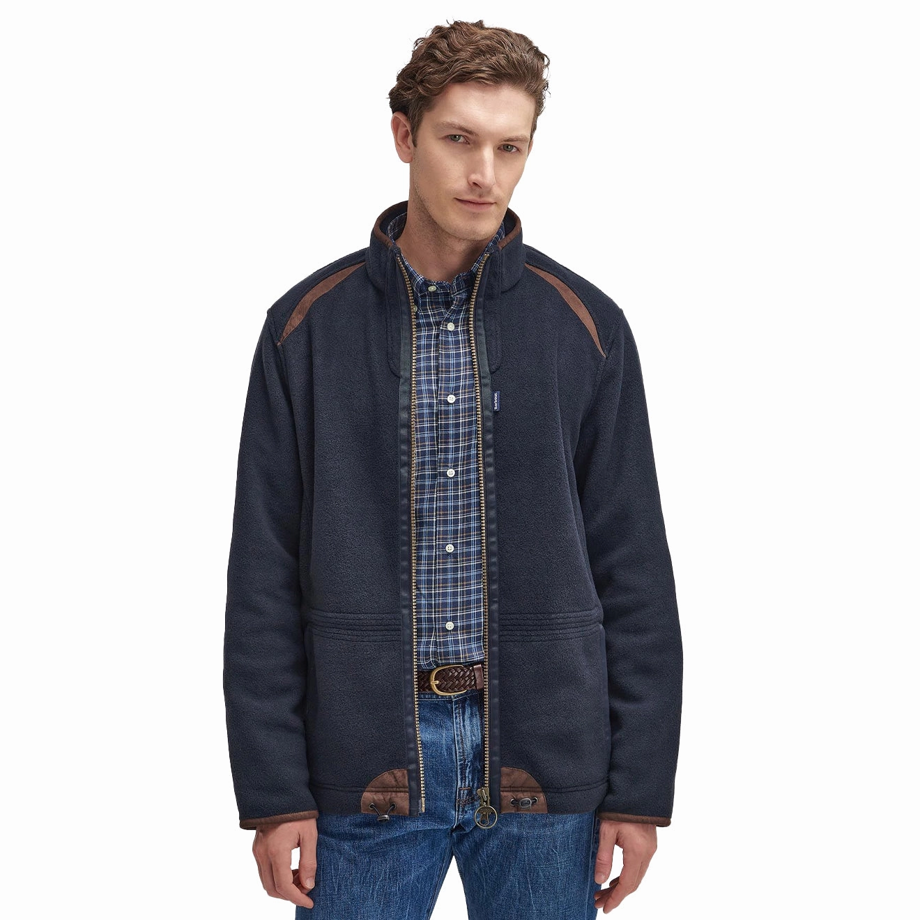 Barbour Langdale Fleece Jacket Navy Daily Deal Frenzy Hot Discount Deal