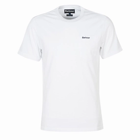 Barbour Langdon Pocket T-Shirt Classic White Clearance Sale
