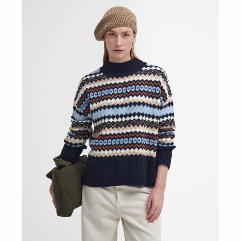 Limited Stock Offer Barbour Larisa Knitted Ladies Jumper - Multi