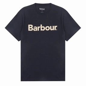 Barbour Logo T-Shirt New Navy Dont Miss This Offer