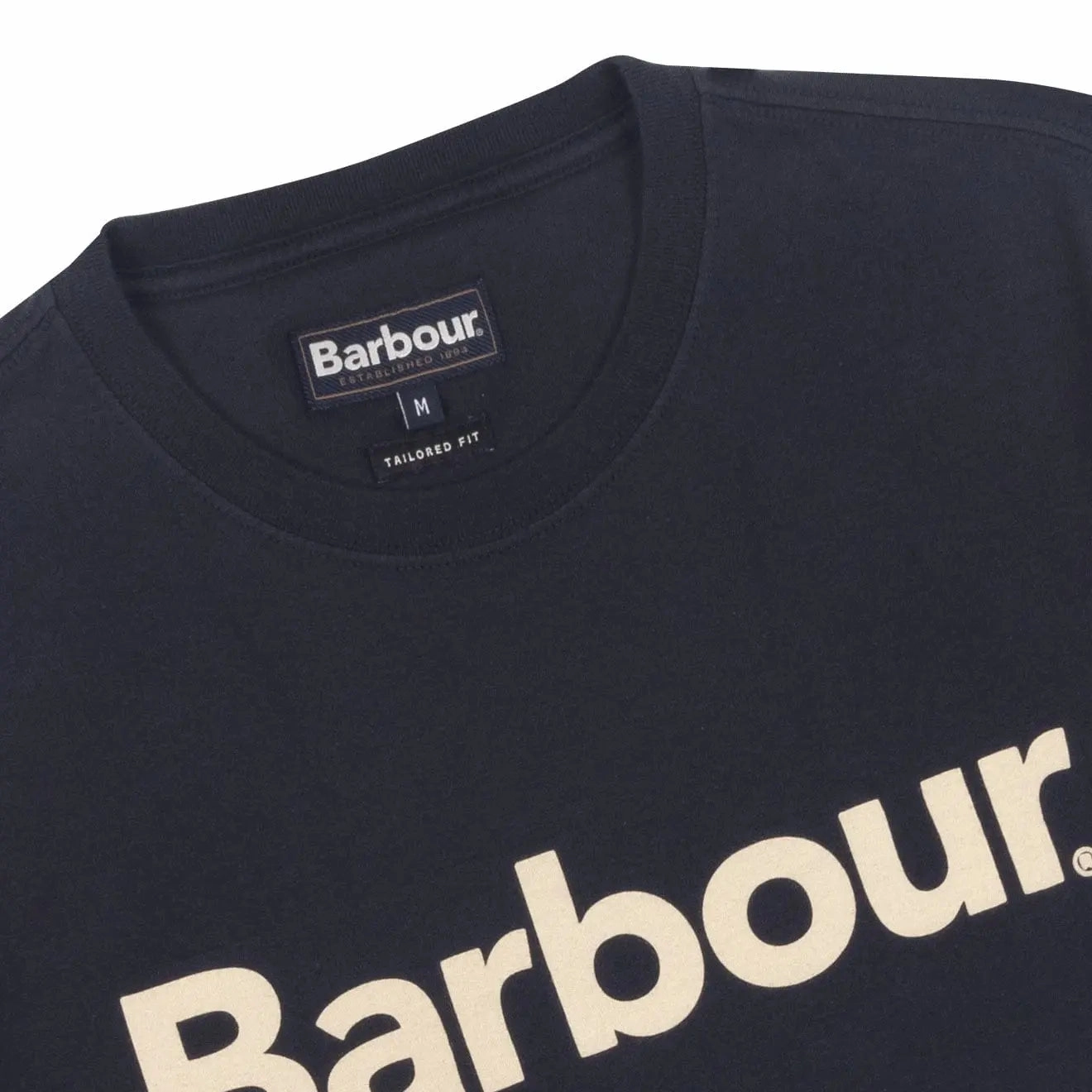 Barbour Logo T-Shirt New Navy Trending Hot Picks