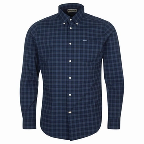 Barbour Lomond Tailored Mens Shirt - Midnight Tartan Shop Smart Deals Instant Deal Today