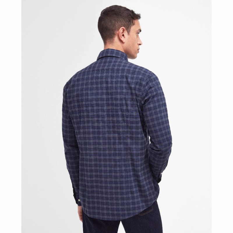 Mega Savings Now Barbour Lomond Tailored Mens Shirt - Midnight Tartan