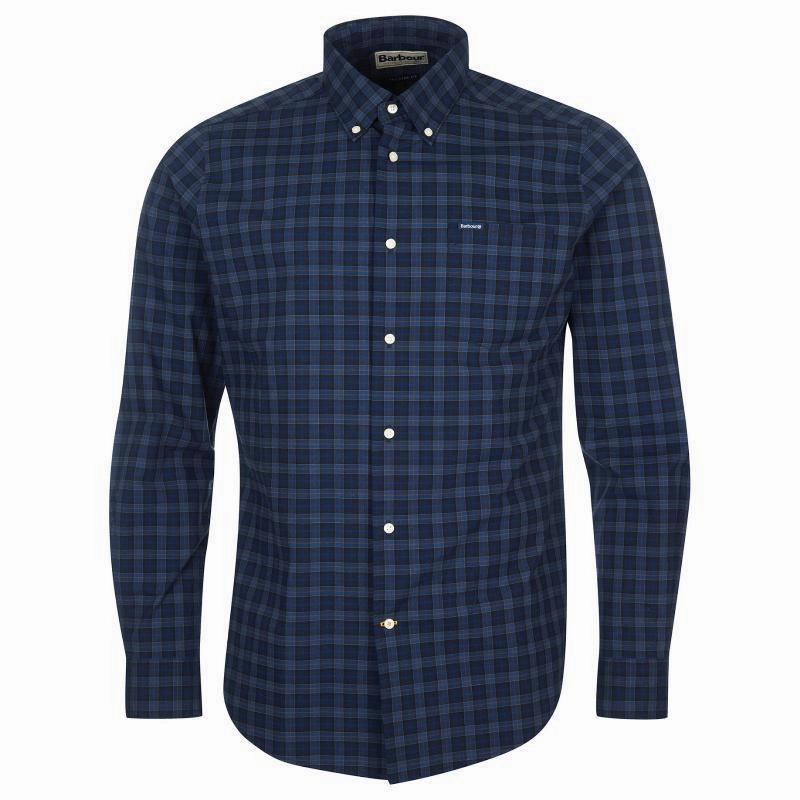 Barbour Lomond Tailored Mens Shirt - Midnight Tartan Shop Smart Deals Instant Deal Today