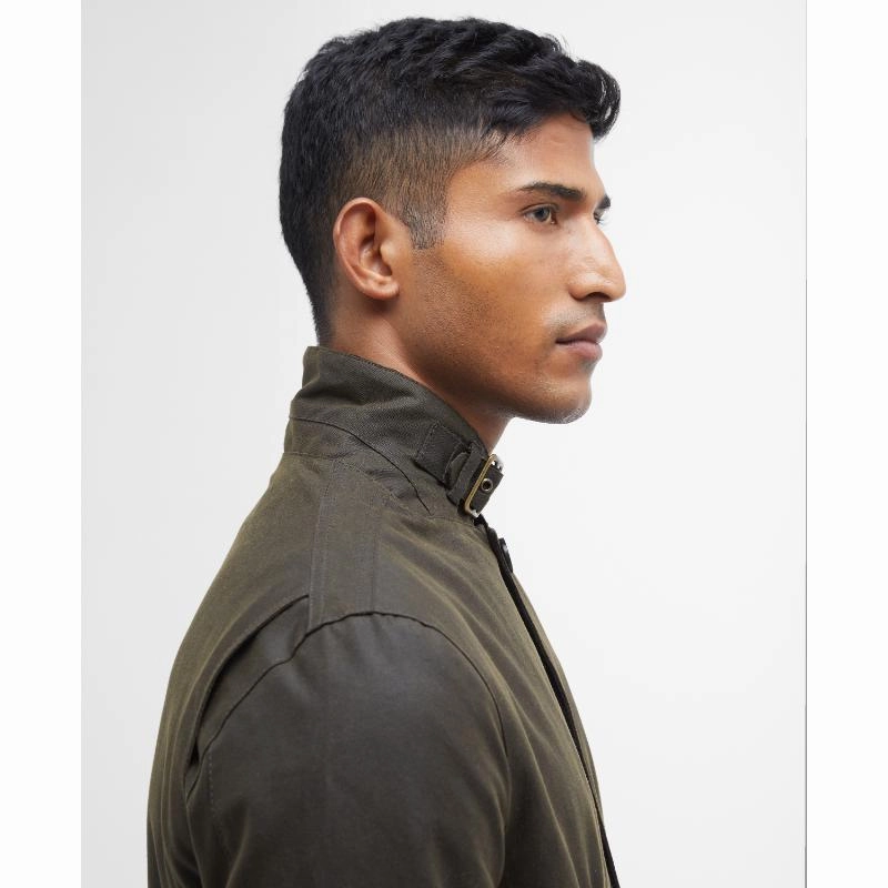 Save Today Only Today Only Discount Alert Barbour Lutz Mens Wax Jacket - Olive
