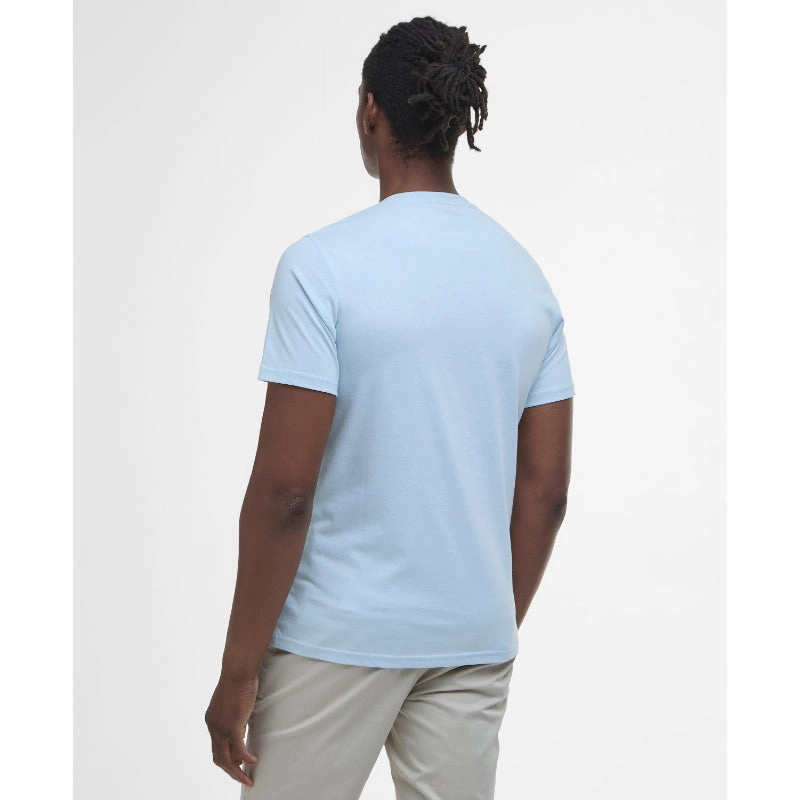 Limited Time Sale Limited Time Hot Deal Barbour Lydd Graphic Mens T-Shirt - Ocean Sky