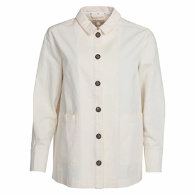Limited Stock Offer Barbour Lyndale Ladies Overshirt - Ecru