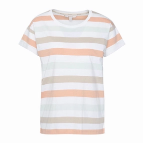 Price Drop Frenzy Price Slash Today Barbour Lyndale Ladies Top - Toast Stripe