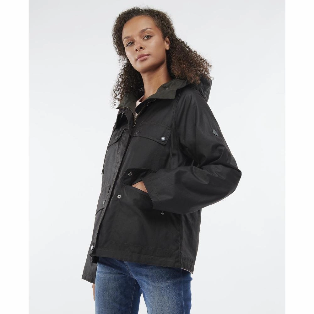 Barbour Lysander Ladies Wax Jacket - Rustic/Brown Hot Pick Sale