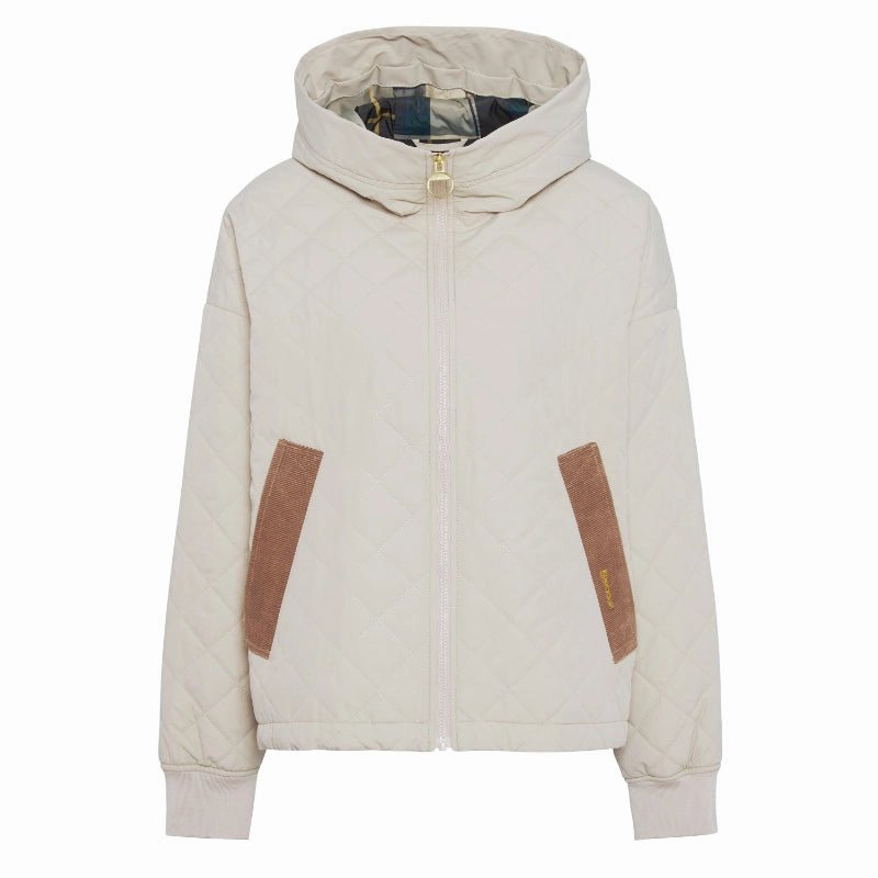 MustHave Items Clearance Steal Today Barbour Maddy Ladies Quilted Jacket - Light Sand/Ancient