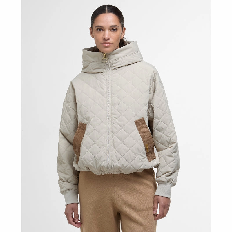 Barbour Maddy Ladies Quilted Jacket - Light Sand/Ancient Exclusive Deal Inside Online Exclusive Steal