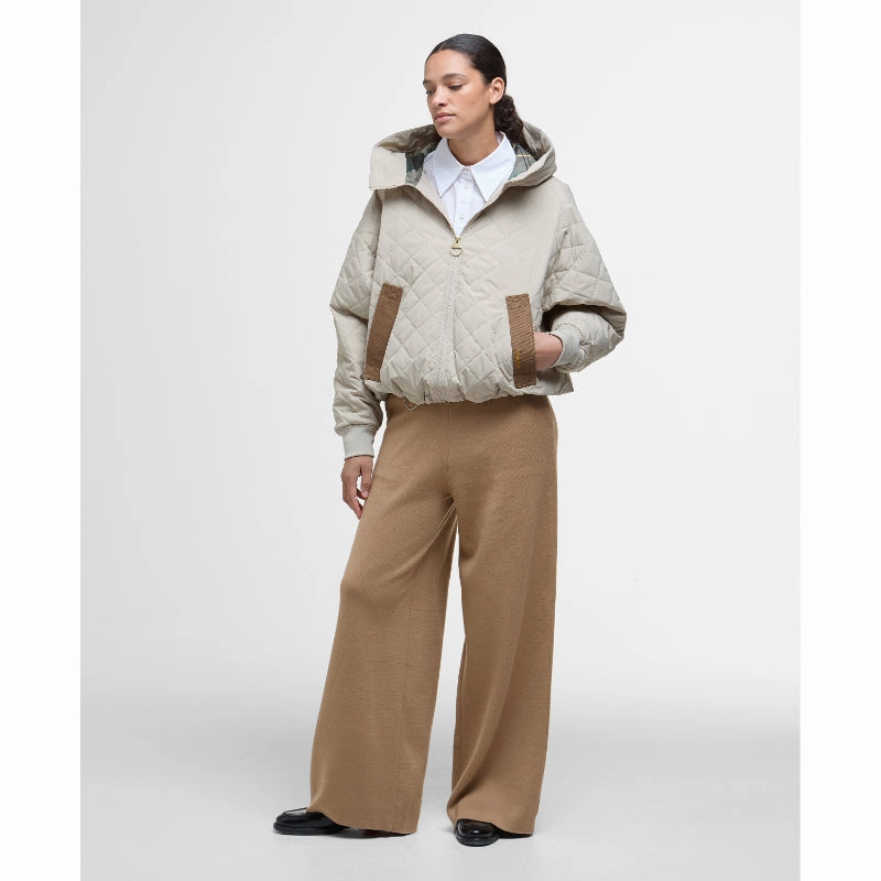 Special Online Offer Barbour Maddy Ladies Quilted Jacket - Light Sand/Ancient
