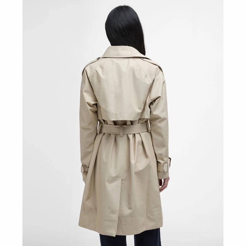 Weekend Sale Special Barbour Maia Ladies Showerproof Jacket - Light Sand/Rosemary Tartan