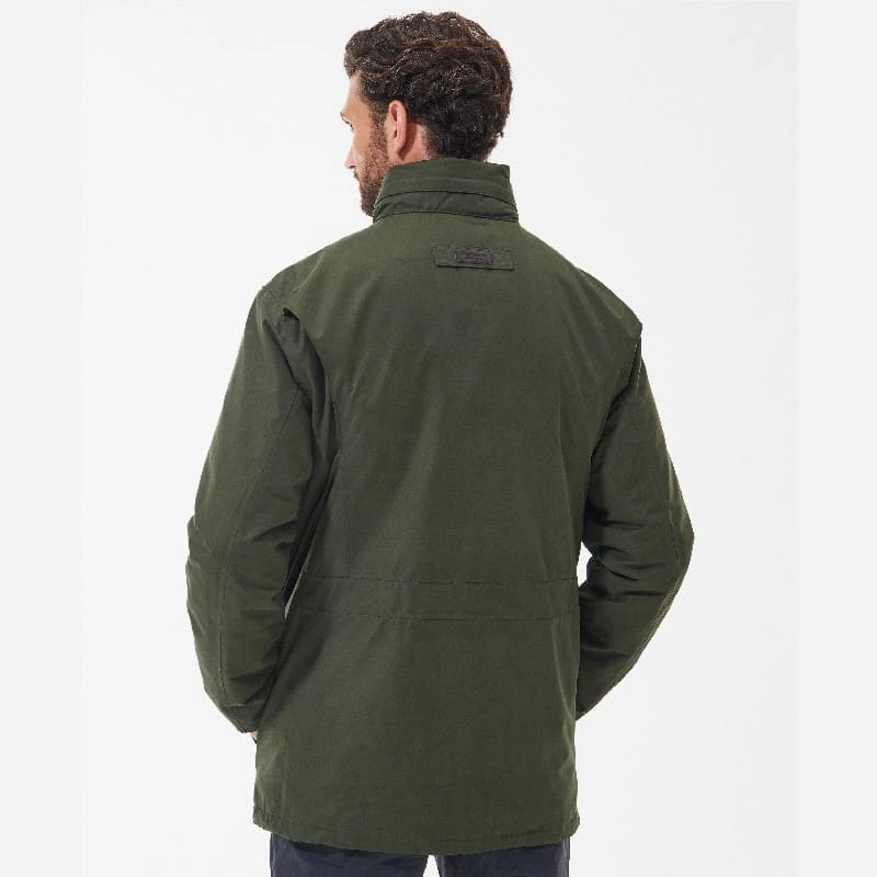 Weekend Specials Barbour Malcolm Mens Waterproof Jacket - Dark Olive